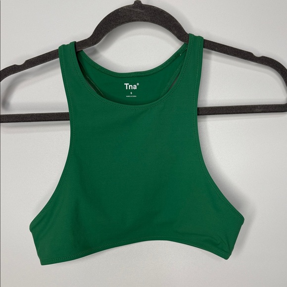 Tna Venice High Neck Bikini Top in Green Size Small - Picture 4 of 8